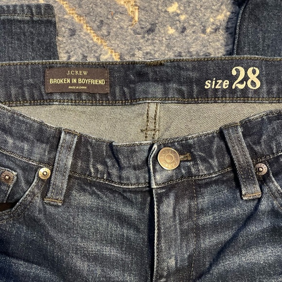 J Crew broken in boyfriend jeans - Picture 4 of 6
